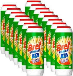 Bref Power ATA Scheuerpulver 15er Pack Gegen Hartnäckige Verschmutzungen 15x500g
