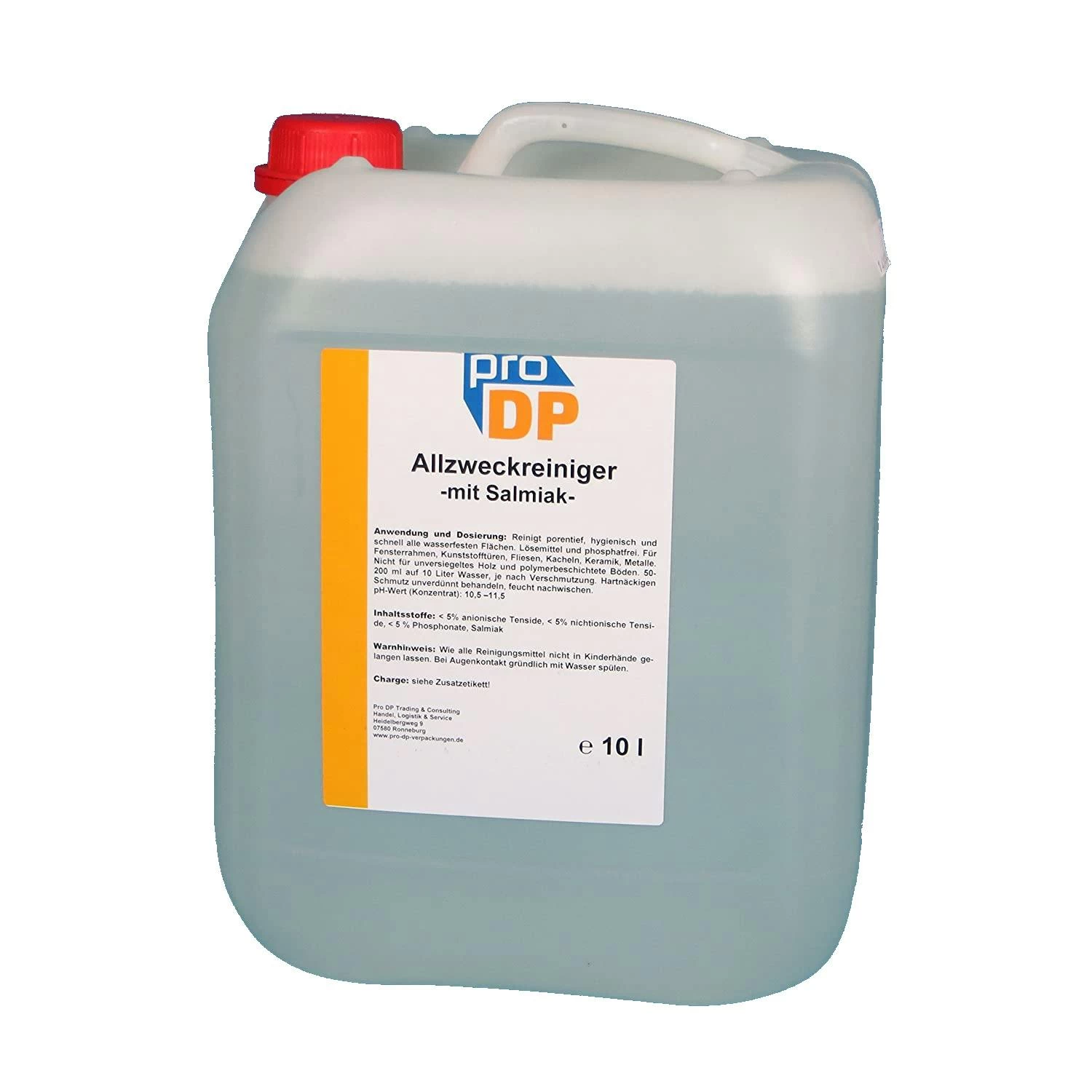 Dreiturm Allzweckreiniger Mit Salmiak 10 L Kanister 2 Dreiturm Allzweckreiniger Mit Salmiak 10 L Kanister – Bild 2