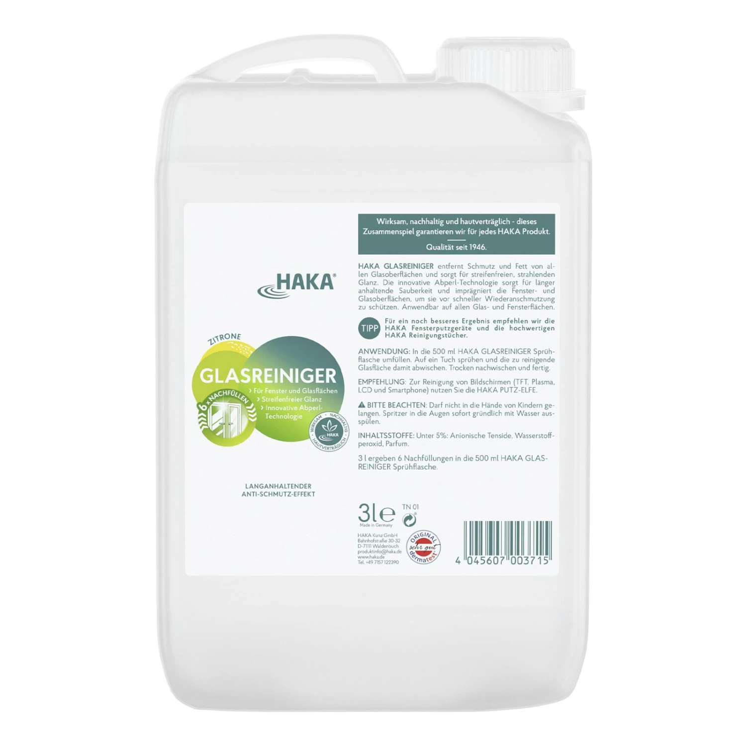 Tierfee Ökologischer Glasreiniger - 5 Liter 2 Tierfee Ökologischer Glasreiniger - 5 Liter – Bild 2