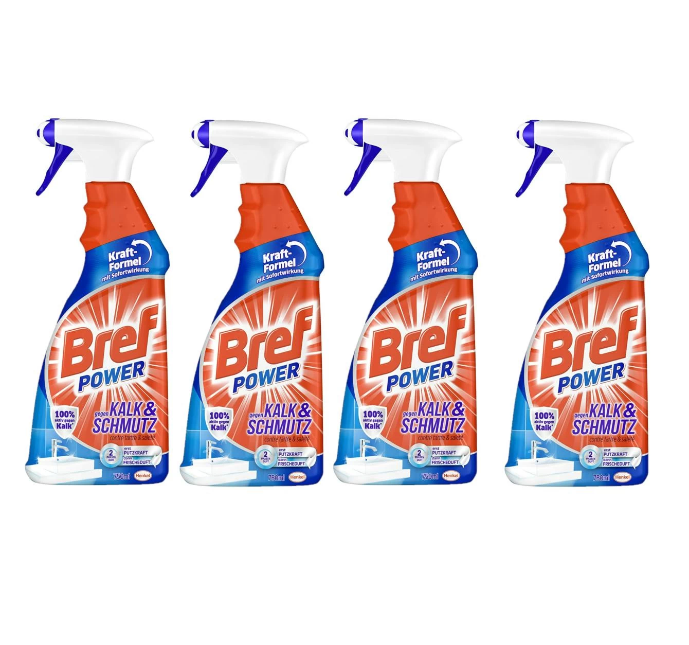Bref Power Fett Eingebranntes Fettlöser Küchen Reiniger 4x750 Ml Sprühflasche 5 Bref Power Fett Eingebranntes Fettlöser Küchen Reiniger 4x750 Ml Sprühflasche – Bild 5