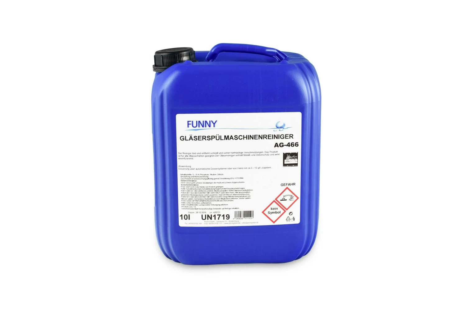 Funny Gläserreiniger, Desinfizierend, 10 Liter 5 Funny Gläserreiniger, Desinfizierend, 10 Liter – Bild 5