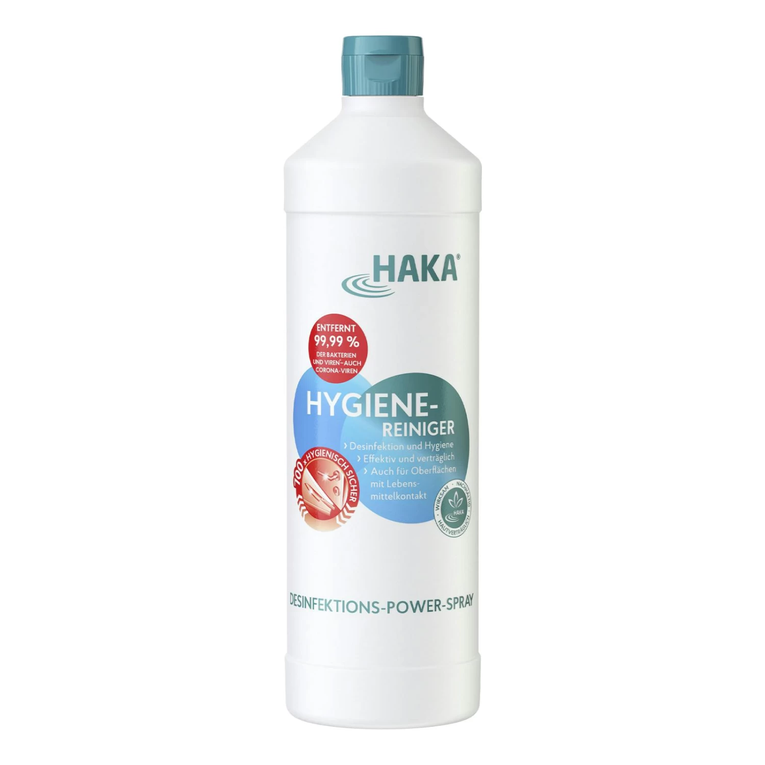 HAKA Hygienereiniger, 1 Liter Nachfüllflasche Für Spray