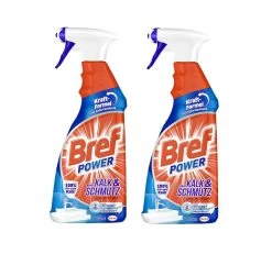 Bref Power Gegen Kalk Und Schmutz Kalkreiniger 2x750 Ml Sprühflasche Reiniger