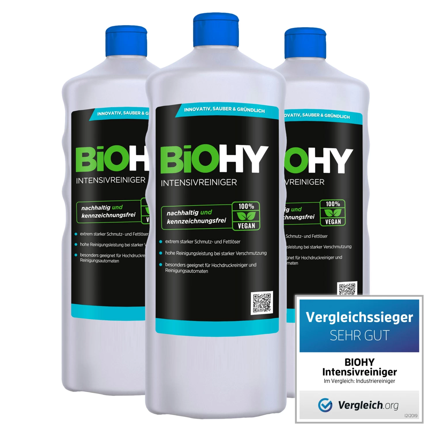 BiOHY Intensivreiniger Universal (1l Flasche) | Hochleistungs-INDUSTRIEREINIGER | Grundreiniger Ideal Für Hochdruckreiniger, Schaumarm 5 BiOHY Intensivreiniger Universal (1l Flasche) | Hochleistungs-INDUSTRIEREINIGER | Grundreiniger Ideal Für Hochdruckreiniger, Schaumarm – Bild 5