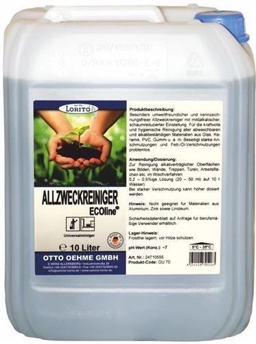 Lorito Alkorein Ecoline Kennzeichnungsfreier Alkoholreiniger 10 Liter 2 Lorito Alkorein Ecoline Kennzeichnungsfreier Alkoholreiniger 10 Liter – Bild 2