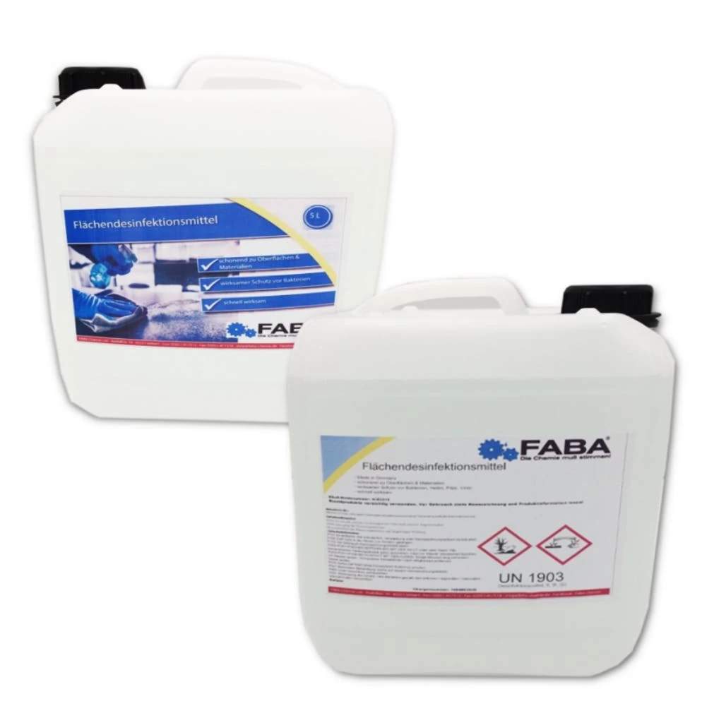 Flächendesinfektion Desinfektionsmittel 2 X 5 Liter Kanister 1 Flächendesinfektion Desinfektionsmittel 2 X 5 Liter Kanister