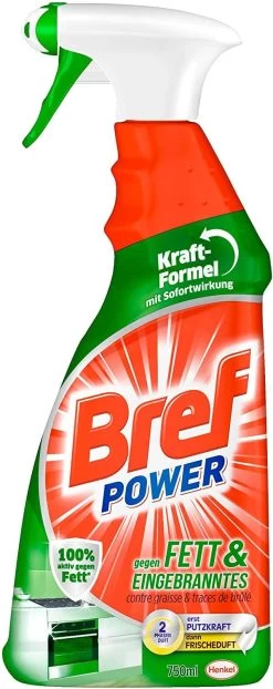 Bref Power Fett Eingebranntes Fettlöser Küchen Reiniger 2x750 Ml Sprühflasche -Bestes Waschmittel Geschäft dd1032c7 b932 417b 83af d26fcd8b536b