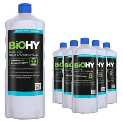 BiOHY Glas- Und Oberflächenreiniger (2x1l Flasche) | Konzentrat | Universalreiniger | Intensiv & Nachhaltig Reinigender Automatenreiniger -Bestes Waschmittel Geschäft faf2b7ca ed39 431d b4ed a6e92d594181